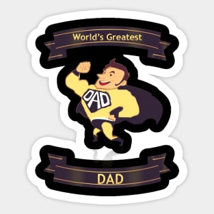 Worlds Greatest Dad Sticker